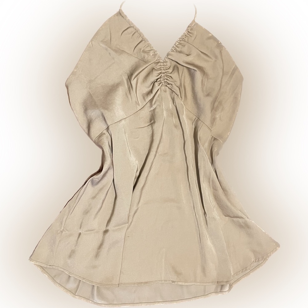 Silk halter top